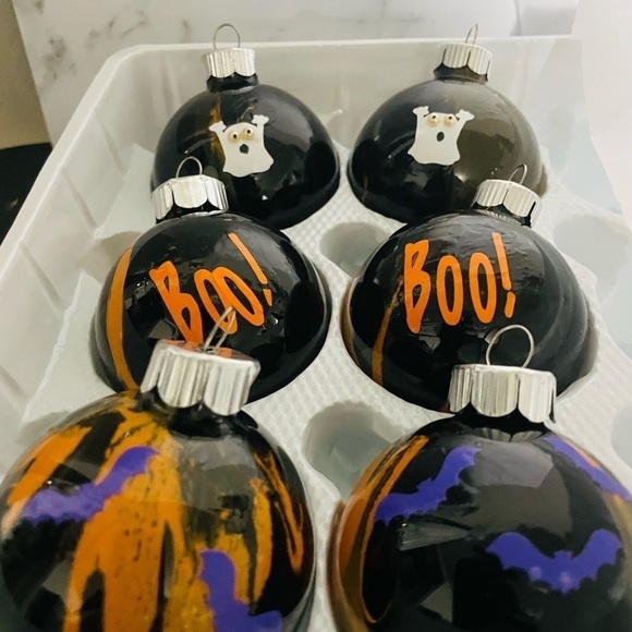 Halloween ornaments 6 bulbs to a set - Picture 7 of 9